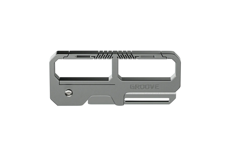 Groove® Carabiner Knife - Silver