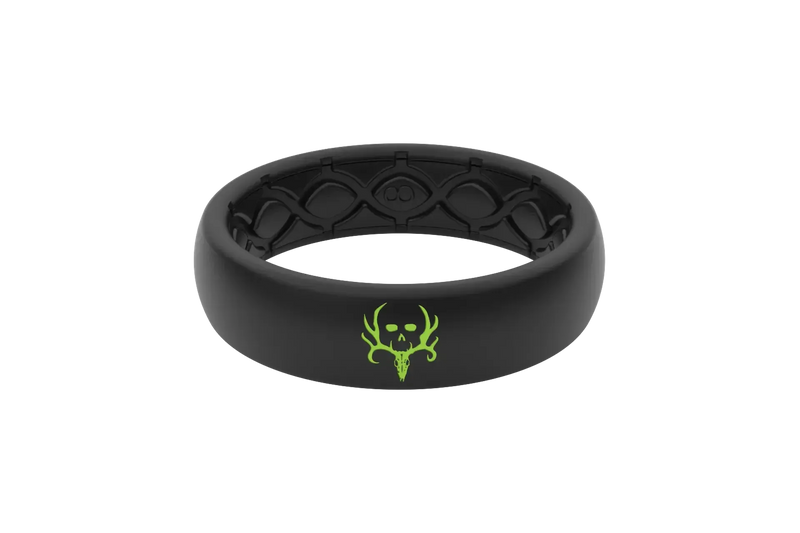 Bone Collector Midnight Black Thin Ring