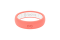 Solid Coral Thin Ring