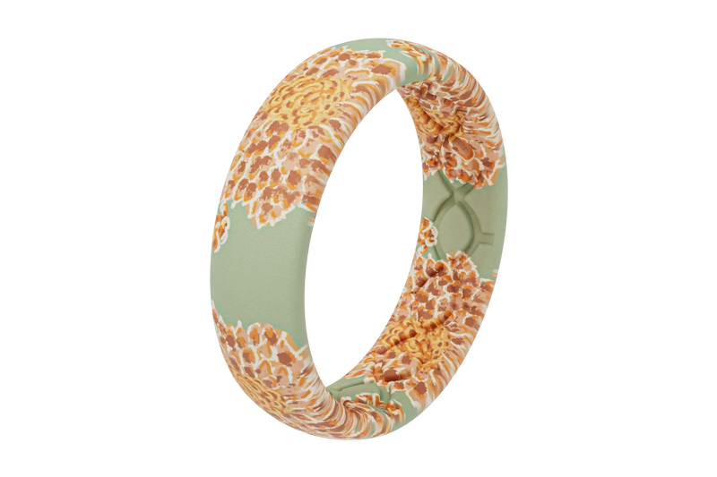 November Mums Thin Ring